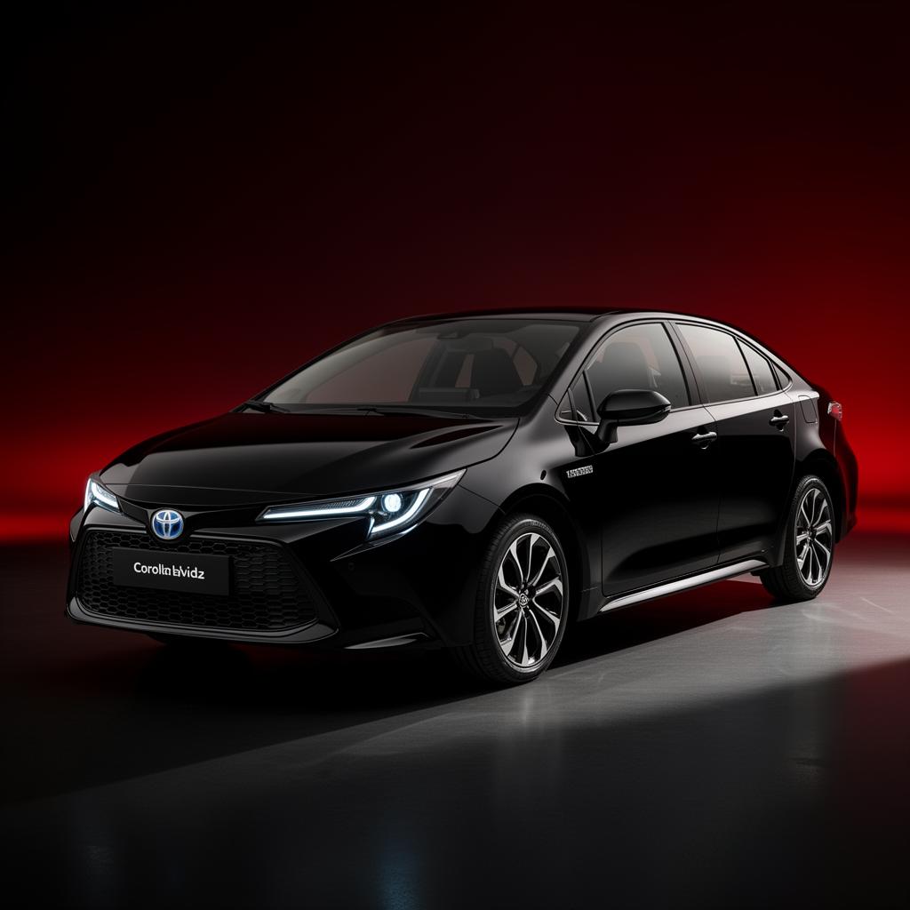 Toyota Corolla Hybrid in Black